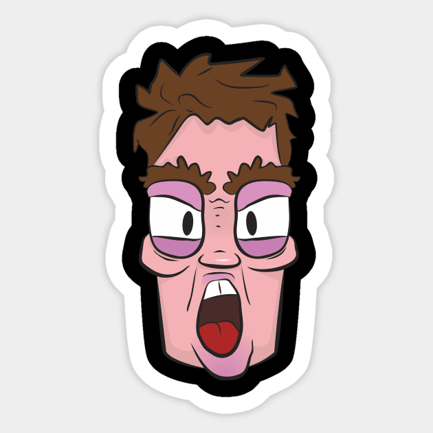 Neighbour Jack Sticker by Negurici.A